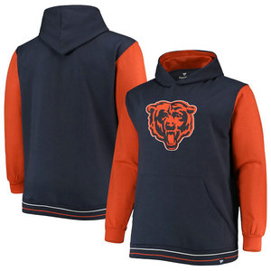 Chicago Bears Fanatics Branded Big Tall Block Party Pullover Hoodie