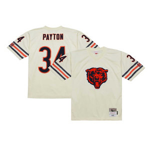 Chicago Bears Walter Payton Cream throwback jersey