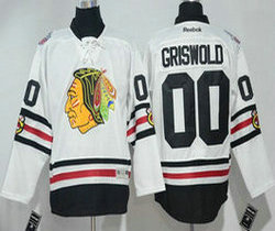 Chicago Blackhawks #00 Clark Griswold White 2017 Winter Classic Stitched NHL Jersey