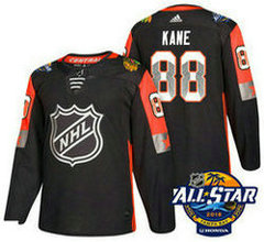Chicago Blackhawks #88 Patrick Kane Black 2018 NHL All-Star Stitched Ice Hockey Jersey