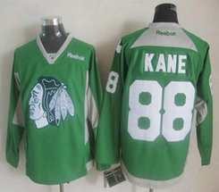Chicago Blackhawks #88 Patrick Kane Green Practice Authentic Stitched NHL Jersey