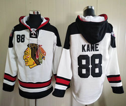 Chicago Blackhawks #88 Patrick Kane White NHL Stitched Pullover Hoodie
