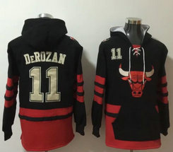 Chicago Bulls #11 DeMar DeRozan Black NBA Hoodies