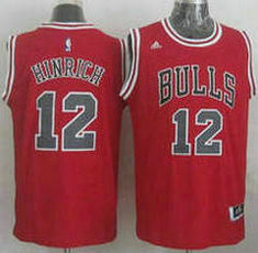 Chicago Bulls #12 Kirk Hinrich Red New Revolution 30 Authentic Stitched NBA Jersey