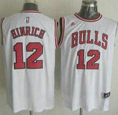 Chicago Bulls #12 Kirk Hinrich White New Revolution 30 Authentic Stitched NBA jersey