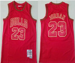Chicago Bulls #23 Michael Jordan Red 2020 Hardwood Classics Authentic Stitched NBA Jersey