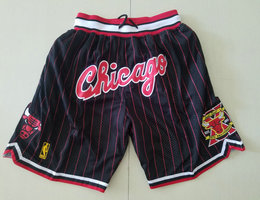 Chicago Bulls 10th anniversary Black NBA shorts