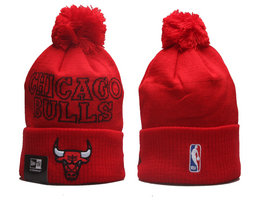 Chicago Bulls NBA Knit Beanie Hats Yp 4