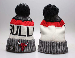 Chicago Bulls NBA Knit Beanie Hats Yp 5