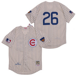 Chicago Cubs #26 Billy Williams Cream Throwback Stitched MLB Jersey