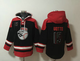 Cincinnati Reds #19 Joey Votto Black Stitched Hoodies