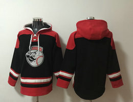 Cincinnati Reds Blank Black Stitched Hoodies