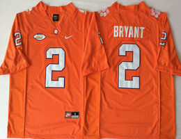 Clemson Tigers #2 Kelly Bryant Purple Authentic Stitched NCAA Jersey