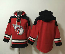 Cleveland Indians Blank Red Stitched Hoodies