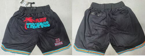 Coconut tree black Pocket Shorts