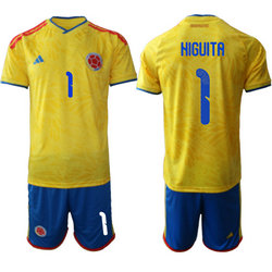 Colombia #1 Higuita Home 2026 World Cup Soccer jersey