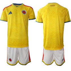 Colombia Blank Home White Short 2026 World Cup Soccer jersey