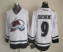 Colorado Avalanche #9 Joey MacDonald White Reebok Authentic Stitched NHL Jersey
