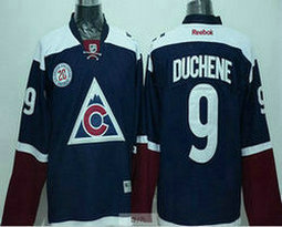 Colorado Avalanche #9 Matt Duchene Navy Blue Authentic Stitched NHL Jerseys