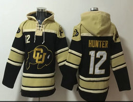 Colorado Buffaloes #12 Travis Hunter Stitched Hoodies