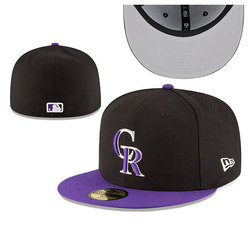 Colorado Rockies MLB Fitted hats 0594 1