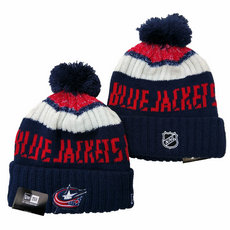 Columbus Blue Jackets NHL Knit Beanie Hats YD 1