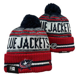 Columbus Blue Jackets NHL Knit Beanie Hats YD 2