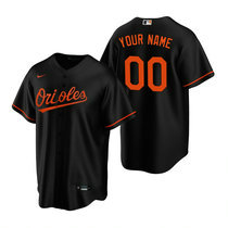 Custom Nike Baltimore Orioles Any Name Black Game Authentic stitched MLB jersey