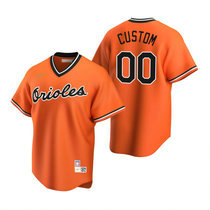 Custom Nike Baltimore Orioles Any Name Orange Pullover Authentic stitched MLB jersey