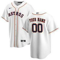 Custom Nike Houston Astros White Game Authentic stitched MLB jersey