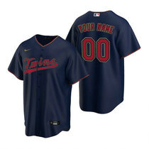 Custom Nike Minnesota Twins Navy Game Authentic Stitched MLB jersey