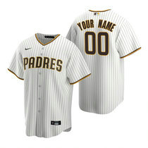Custom Nike San Diego Padres White Game Authentic Stitched MLB Jersey