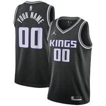 Customized Jordan Sacramento Kings Black Authentic Stitched NBA jersey.webp