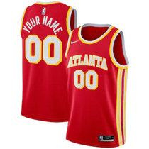 Customized Nike Atlanta Hawks Red Authentic Stitched NBA jersey.jpg