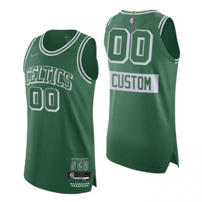 Customized Nike Boston Celtics City 75th Anniversary Authentic Stitched NBA jersey