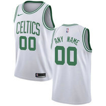 Customized Nike Boston Celtics White Authentic Stitched NBA jersey