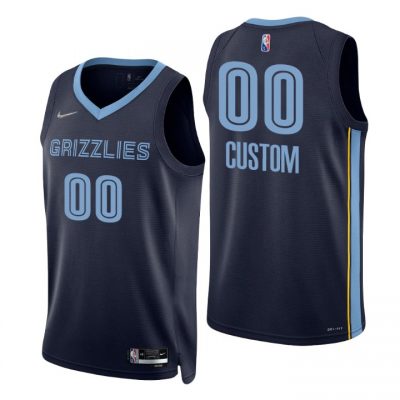 Customized Nike Memphis Grizzlies 75th Anniversary Authentic Stitched NBA jersey
