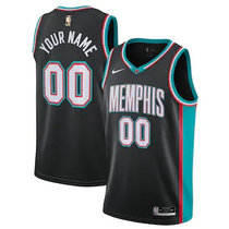 Customized Nike Memphis Grizzlies Black 2020-21 Hardwood Classics Authentic Stitched NBA jersey.jpg