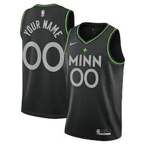 Customized Nike Minnesota Timberwolves Black 2020-21 City Authentic Stitched NBA jersey.jpg