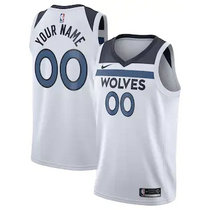 Customized Nike Minnesota Timberwolves White Authentic Stitched NBA jersey.jpg