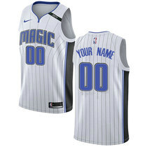 Customized Nike Orlando Magic White Authentic Stitched NBA jersey