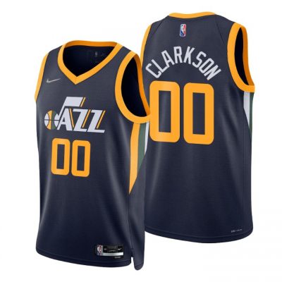 Customized Nike Utah Jazz Navy 75th Anniversary Authentic Stitched NBA jersey