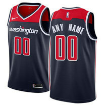 Customized Nike Washington Wizards Navy Blue Authentic Stitched NBA jersey