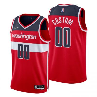 Customized Nike Washington Wizards Red 75th Anniversary Authentic Stitched NBA jersey