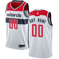 Customized Nike Washington Wizards White Authentic Stitched NBA jersey