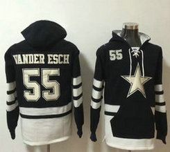 Dallas Cowboys #55 Leighton Vander Esch Blue NFL Stitched Hoodies