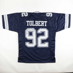 Dallas Cowboys #92 Tony Tolbert blue nfl jersey