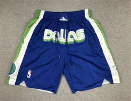 Dallas Mavericks 2023 City Blue Shorts