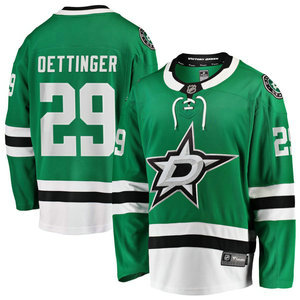 Dallas Stars #29 Jake Oettinger Green jersey
