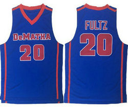 DeMatha High School #20 Markelle Fultz Blue Basketball Jersey